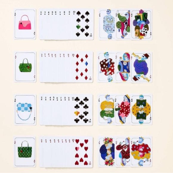 Kate Spade x Target Waterproof Playing Cards. - Picture 3 of 3